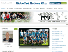 Tablet Screenshot of middelfartmotionsklub.dk